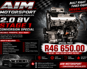 2.0 8V ENGINE CONVERSION
